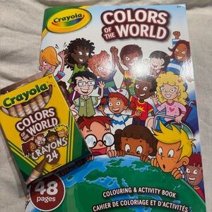 Crayola Colors of the World Activity Set with Diverse Crayons